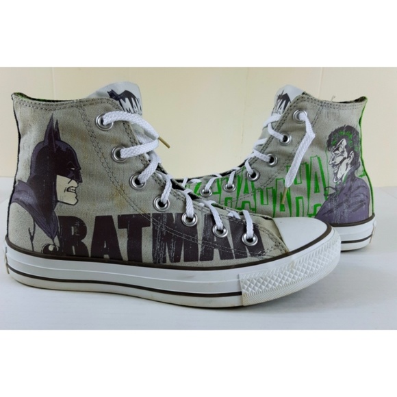 Converse Other - Sz 5 Converse Chuck Taylor Batman Joker Sneakers